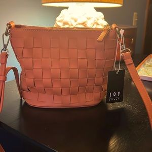 NWT Joy Susan Vegan Leather Bag with detachable strap